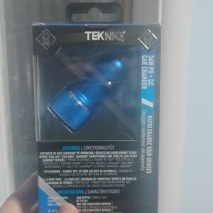 TEKNIC Blue Car Charger